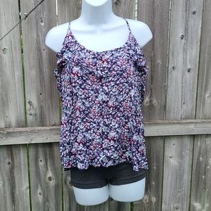 Lightweight Tank Top by American Eagle with Small Floral Print